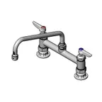 image of T&S Brass B-0220-061XCRF1 Pantry Mixing Faucet, Deck Mount, 8" Centers