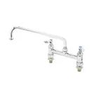 image of T&S Brass B-0221-CC Mixing Faucet, Deck Mount, 12" Swing Nozzle