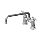 image of T&S Brass B-0225 Mixing Faucet, Deck Mount, 12" Swing Nozzle
