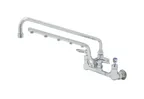image of T&S Brass B-0230-U18-CR Ultrarinse 8” Wall Mount Mixing Faucet with Polished Chrome Plated Brass Body