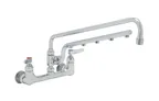 image of T&S Brass B-0230-U18 Ultrarinse 8” Wall Mount Mixing Faucet with Polished Chrome Plated Brass Body