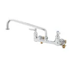 image of T&S Brass B-0231-02 Faucet, 8" Wall Mount, 1/2" Npt Elbows