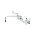 image of T&S Brass B-0231-CR4-L22 Pantry Faucet, Single, Wall Mount, 8" Centers