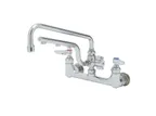 image of T&S Brass B-0231-U12 Ultrarinse 8” Wall Mount Mixing Faucet with Polished Chrome Plated Brass Body