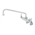 image of T&S Brass B-0236-CR-EK Double Pantry Faucet, Splash/Wall Mount