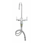 image of T&S Brass B-0300-M Double Pantry Faucet, Deck Mount