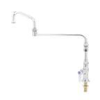 image of T&S Brass B-0319-01 Single Pantry Faucet, Deck Mount, 18", Double Joint