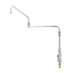 image of T&S Brass B-0319-03 Single Pantry Faucet, Deck Mount, 24", Double Joint