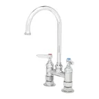 image of T&S Brass B-0325 Mixing Faucet, Deck Mount, 4" Adjustable Centers
