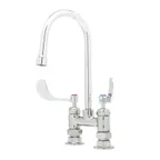 image of T&S Brass B-0328-CR Bar Faucet, Deck Mount, 4" C/C, with 2.2 Gpm Aerator
