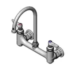 image of T&S Brass B-0331-BST Faucet, Wall Mount, 8" Adjustable Centers