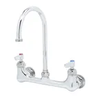 image of T&S Brass B-0331 Faucet, Wall Mount, 8" Adjustable Centers