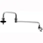 image of T&S Brass B-0581 Pot Filler Faucet, Splash-Mounted, Double-Jointed, 24"L