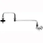 image of T&S Brass B-0594 Pot Filler Faucet, Splash-Mounted, Single Valve, Double-Jointed