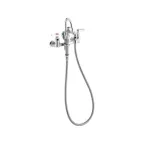 image of T&S Brass B-0610-60H Pot Filler Faucet, Wall Mount, 8" Centers, Single Control