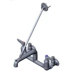 image of T&S Brass B-0661-RGH Service Sink Faucet, 8" Centers