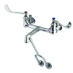 image of T&S Brass B-0664 Service Sink Faucet, 8" Centers, 6" Wrist Action Handles