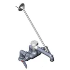 image of T&S Brass B-0667-WW-POL Service Sink Faucet, Deck Mount, Vacuum Breaker
