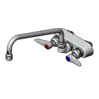 image of T&S Brass B-1107 Faucet, 10" Swing Nozzle, Back Mounted