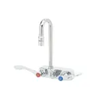 image of T&S Brass B-1115-132XN5C4 Workboard Faucet, Wall Mount, 4" Centers