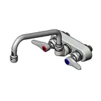 image of T&S Brass B-1116 Faucet, 8" Swing Nozzle, Splash Mounted
