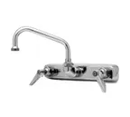 image of T&S Brass B-1118-M Faucet, 12" Swing Nozzle, Splash Mounted