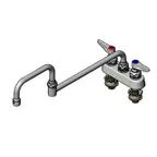 image of T&S Brass B-1131-XS Faucet, 18" Double-Jointed Nozzle, Deck Mounted