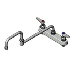 image of T&S Brass B-1132 Faucet, 18" Double-Jointed Nozzle, Deck Mounted