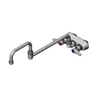 image of T&S Brass B-1135 Faucet, 18" Double-Jointed Nozzle, Back Mounted