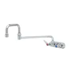 image of T&S Brass B-1136-CR Workboard Faucet, Wall Mount, 4" Centers