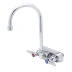 image of T&S Brass B-1145 Faucet, Gooseneck Nozzle, Back Mounted