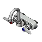 image of T&S Brass B-1146-01-WS Workboard Faucet, Wall Mount, 4" Centers