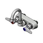 image of T&S Brass B-1146-01 Workboard Faucet, Wall Mount, 4" Centers