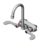 image of T&S Brass B-1146-02A-WH4 Workboard Faucet, Wall Mount, 4" Centers