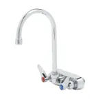 image of T&S Brass B-1146-CR-WS Workboard Faucet, Wall Mount, 4" Centers