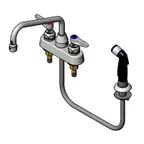 image of T&S Brass B-1171 Lavatory Faucet, Deck Mounted, Faucet On 4" Centers