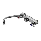 image of T&S Brass B-2291 Faucet Workboard, Splash Mounted, 1/2" Npt Male Shanks