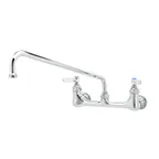 image of T&S Brass B-2299 Mixing Faucet, Wall Mount, 8" Adjustable Centers