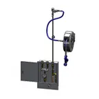 image of T&S Brass B-2339-02 Hose Reel Assembly, Enclosed, with 3/8" X 30' Ft. Hose.