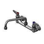 image of T&S Brass B-2342-V22-CREK Pantry Faucet, Wall Mount, Double Hole Base