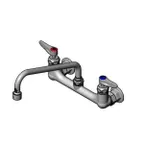 image of T&S Brass B-2342-VF22-CR Pantry Faucet, Wall Mount, 8" Adjustable Centers