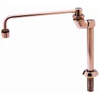 image of T&S Brass B-2343 Chinese Pedestal Faucet, 6-1/4" Centers, 9" Swing Nozzle