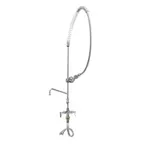image of T&S Brass B-2349-05 Pre-Rinse Unit, Deck Faucet, 1.15 Gpm Spray Valve (B-0107)