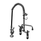 image of T&S Brass B-2430-B145X44H Easyinstall Pre-Rinse Unit, Spring Action Gooseneck