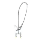 image of T&S Brass B-2430 Easyinstall Pre-Rinse Unit, Spring Action Gooseneck