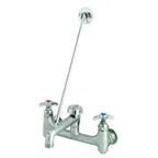 image of T&S Brass B-2492 Service Sink Mixing Faucet, Splash-Mounted