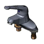 image of T&S Brass B-2710-LH Faucet, Single Lever, 4" Center Set, 6" Handle