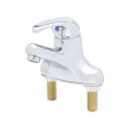 image of T&S Brass B-2711-F12 Faucet, Single Lever, Deck Mount, 4" Oc, 4" Handle
