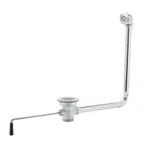 image of T&S Brass B-3952-01M Waste Valve, Twist Handle, 3-1/2" Sink Opening