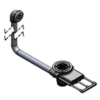 image of T&S Brass B-3992-01 Modular Waste Drain Valve, with Pull Handle